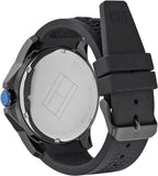 Tommy Hilfiger Sport Multifunction Black Dial Black Rubber Strap Watch for Men - 1790983 Authentic Buy Shop Now