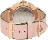 Coach Perry Rose Gold Dial Pink Leather Strap Watch for Women - 14503332-C Authentic Buy Shop Now