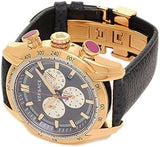 Versace V-Ray Blue Chronograph Blue Dial Blue Leather Strap Watch for Men - VDB030014 Authentic Buy Shop Now