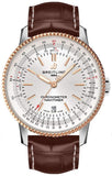Breitling Navitimer 1 Automatic 41mm White Dial Brown Leather Strap Mens Watch - U17326241G1P2 Authentic Buy Shop Now