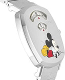 Gucci Grip Disney Mickey Mouse Silver Dial Silver Steel Strap Watch For Women - YA157418 Authentic Buy Shop Now