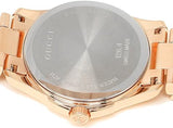 Gucci G Timeless Quartz Gold Dial Gold Steel Strap Watch For Women - YA126482 Authentic Buy Shop Now