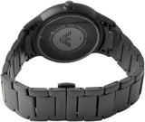 Emporio Armani Renato Quartz Black Dial Black Steel Strap Watch For Men - AR11079 Authentic Buy Shop Now