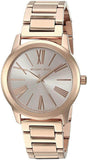 Michael Kors Hartman Rose Gold Dial Rose Gold Steel Strap Watch For Women - MK3491 Authentic Buy Shop Now