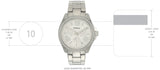 Fossil Cecile Chronograph Silver Dial Silver Steel Strap Watch for Women - AM4481 Authentic Buy Shop Now