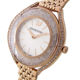 Swarovski Crystalline Aura Silver Dial Rose Gold Steel Strap Watch for Women - 5519459 Authentic Buy Shop Now