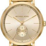 Michael Kors Irving Quartz Gold Dial Gold Mesh Strap Watch For Men - MK8741 Authentic Buy Shop Now