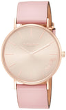 Coach Delancey Gold Dial Pink Leather Strap Watch for Women - 14503332 Authentic Buy Shop Now