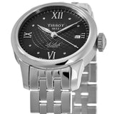 Tissot Le Locle Automatic Lady Black Dial Silver Steel Strap Watch For Women - T41.1.183.56 Authentic Buy Shop Now
