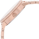 Michael Kors Melissa Three Hand Rose Gold Dial Rose Gold Steel Strap Watch For Women - MK4369 Authentic Buy Shop Now