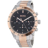 Hugo Boss Talent Black Dial Two Tone Steel Strap Watch for Men - 1513584 Authentic Buy Shop Now