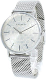 Coach Perry Quartz Silver Dial Silver Mesh Bracelet Watch for Women - 14503384 Authentic Buy Shop Now