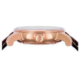 Mido Baroncelli III Automatic White Dial Brown Leather Strap Watch For Women - M7600.3.26.8 Authentic Buy Shop Now
