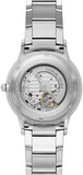Emporio Armani Meccanico Automatic Black Dial Silver Steel Strap Watch For Men - AR60055 Authentic Buy Shop Now