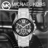 Michael Kors Bradshaw Black Dial Silver Steel Strap Watch for Men - MK5705 Authentic Buy Shop Now