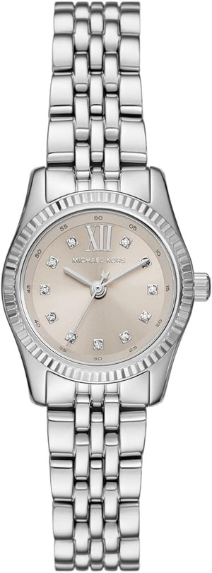 Michael Kors Lexington Three-Hand Silver Dial Silver Steel Strap Watch for Women - MK4843 Authentic Buy Shop Now