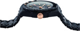 Versace Chain Reaction Quartz Black Dial Black Steel Strap Watch for Men - VEDY00719 Authentic Buy Shop Now