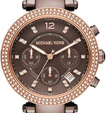 Michael Kors Parker Analog Quartz Brown Dial Brown Steel Strap Watch For Women - MK6378 Authentic Buy Shop Now