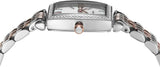 Emporio Armani Gianni T Bar White Mother Of Pearl Dial Two Tone Steel Strap Watch For Women - AR11519 Authentic Buy Shop Now