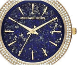 Michael Kors Darci Quartz Blue Dial Two Tone Steel Strap Watch For Women - MK3401 Authentic Buy Shop Now