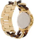 Michael Kors Runway Gold Dial Two Tone Steel Strap Watch for Women - MK4222 Authentic Buy Shop Now