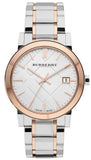 Burberry The City White Dial Two Tone Steel Strap Watch for Women - BU9006 Authentic Buy Shop Now