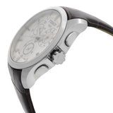 Tissot Couturier Chronograph White Dial Brown Leather Strap Watch For Men - T035.617.16.031.00 Authentic Buy Shop Now