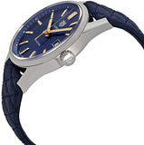 Tag Heuer Carrera Quartz Blue Dial Blue Calfskin Leather Strap Watch for Women - WAR1112.FC6391 Authentic Buy Shop Now