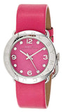 Marc Jacobs Amy Pop Pink Dial Pink Leather Strap Watch for Women - MBM1286 Authentic Buy Shop Now