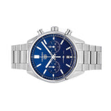 Tag Heuer Carrera Chronograph Blue Dial Silver Steel Strap Watch for Men - CBN2011.BA0642 Authentic Buy Shop Now
