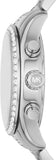 Michael Kors Lexington Chronograph White Dial Silver Steel Strap Watch For Women - MK7243 Authentic Buy Shop Now