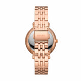 Fossil Jacqueline Analog Moonphase Mother of Pearl White Dial Rose Gold Steel Strap Watch for Women - ES5165 Authentic Buy Shop Now