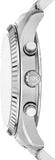 Michael Kors Lexington Chronograph Green Dial Silver Steel Strap Watch for Women - MK9152 Authentic Buy Shop Now