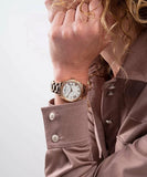 Guess Luna White Dial Rose Gold Steel Strap Watch for Women - GW0308L3 Authentic Buy Shop Now