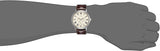 Guess Wafer Quartz White Dial Brown Leather Strap Watch For Men - W70016G2 Authentic Buy Shop Now
