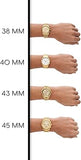 Michael Kors Slim Runway Chronograph White Dial Two Tone Steel Strap Watch For Women - MK8986 Authentic Buy Shop Now