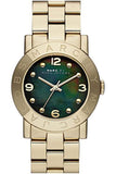 Marc Jacobs Amy Green Dial Gold Steel Strap Watch for Women - MBM8619 Authentic Buy Shop Now