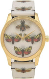 Gucci G Timeless Quartz White Dial White Leather Strap Watch For Women - YA1264109 Authentic Buy Shop Now