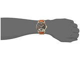 Fossil The Commuter Twist Black Dial Brown Leather Strap Watch for Men - ME1166 Authentic Buy Shop Now