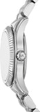 Michael Kors Lexington Three-Hand Silver Dial Silver Steel Strap Watch for Women - MK4843 Authentic Buy Shop Now