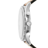 Fossil Forrester Chronograph White Dial Brown Leather Strap Watch for Men - FS5696 Authentic Buy Shop Now
