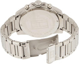 Tommy Hilfiger Iconic Quartz Black Dial Silver Steel Strap Watch for Men - 1791564 Authentic Buy Shop Now