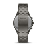 Fossil Forrester Chronograph Black Dial Grey Steel Strap Watch for Men - FS5606 Authentic Buy Shop Now