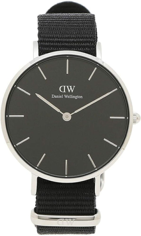 Daniel Wellington Classic Bayswater Black Dial Black NATO Strap Watch For Women - DW00100282 Authentic Buy Shop Now