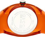 Gucci Sync XXL Quartz Orange Dial Orange Rubber Strap Unisex Watch - YA137108 Authentic Buy Shop Now