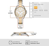 Michael Kors Kacie Three Hand Silver Dial Two Tone Steel Strap Watch for Women - MK6931 Authentic Buy Shop Now
