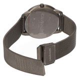 Calvin Klein Minimal Grey Dial Grey Mesh Bracelet Watch for Men - K3M517P4 Authentic Buy Shop Now