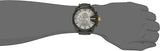 Diesel Mega Chief Chronograph Grey Dial Black Steel Strap Watch For Men - DZ4479 Authentic Buy Shop Now