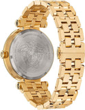 Versace Greca Sport Quartz Black Dial Gold Steel Strap Watch for Men - VEZ300721 Authentic Buy Shop Now