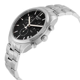 Tissot T Classic PR 100 Chronograph Black Dial Silver Steel Strap Watch for Men - T101.417.11.051.00 Authentic Buy Shop Now